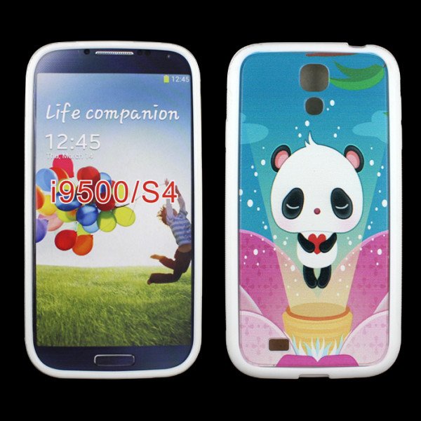 Wholesale Samsung Galaxy S4 Cute Panda Design Gummy Case